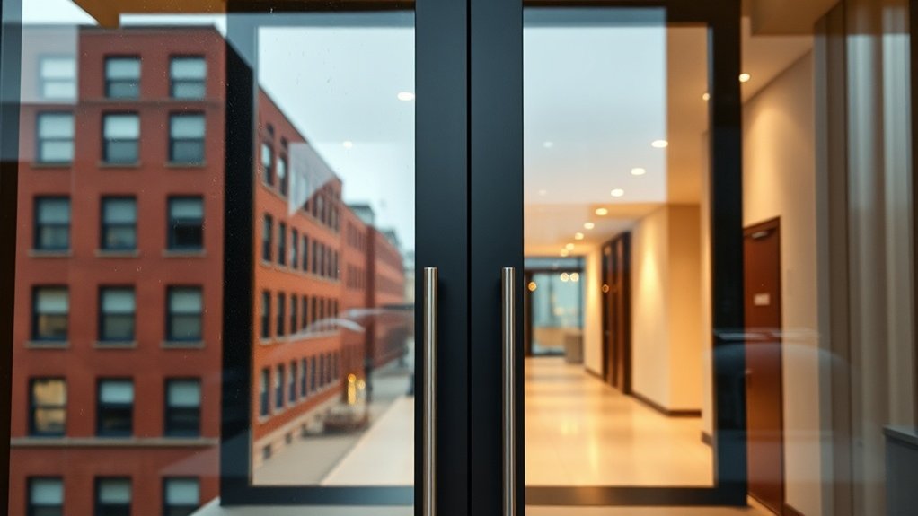 Glass Doors Waterfall Road