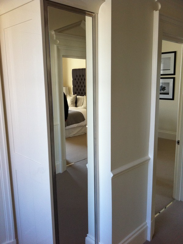Full-length wardrobe mirror fitted in Southgate home